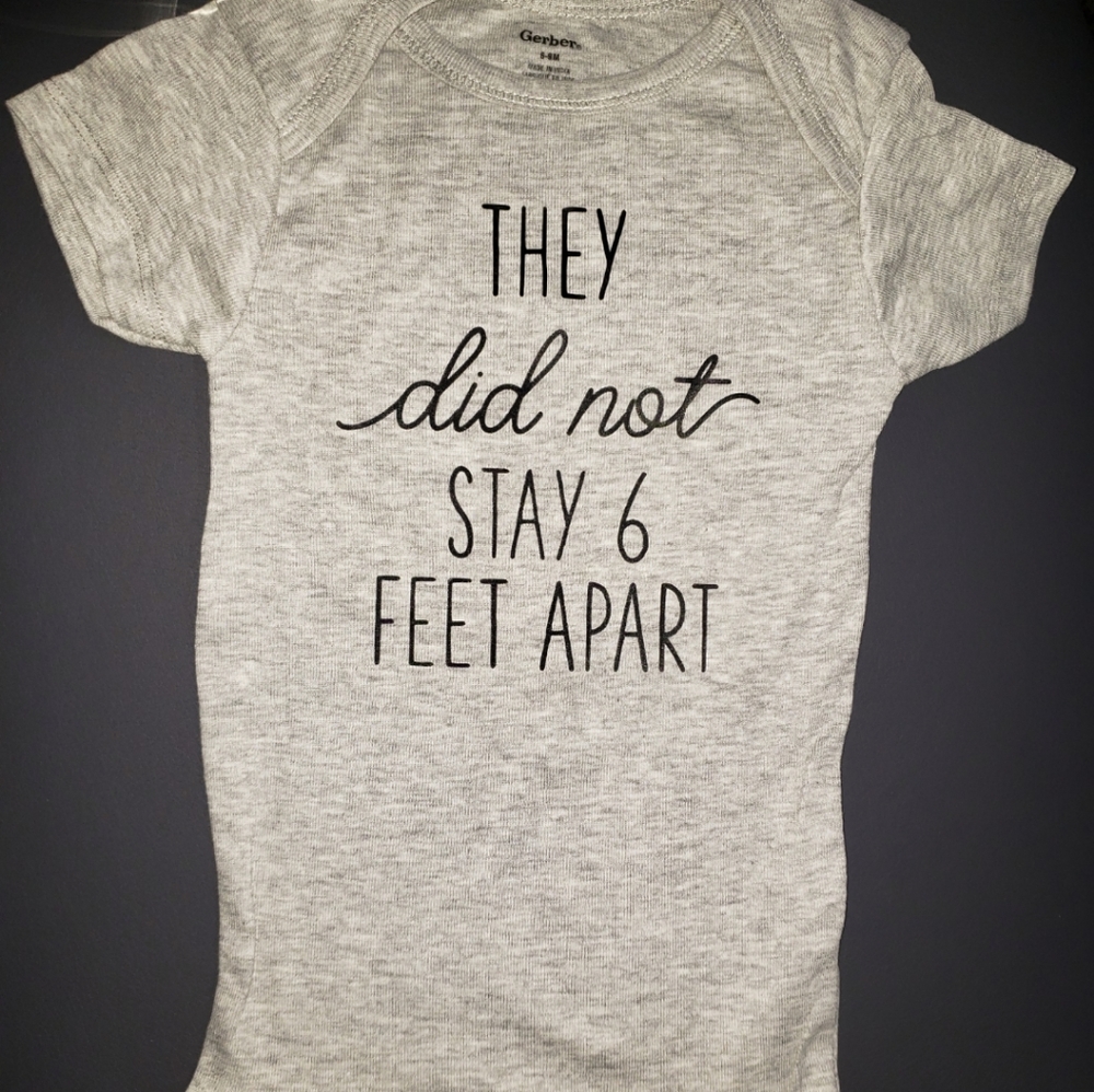 Baby onesie handcrafted